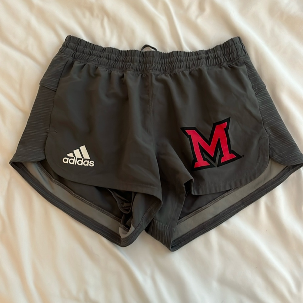 Charcoal Adidas Miami U Athletic Short